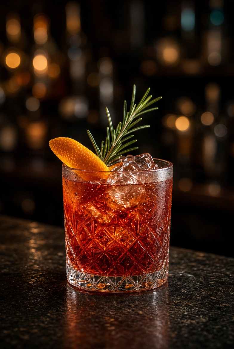 Cocktail at the bar