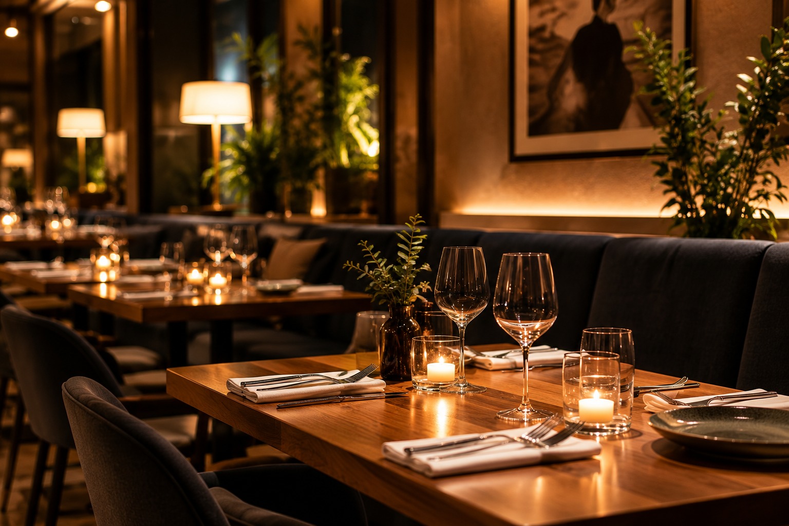 Restaurant tables